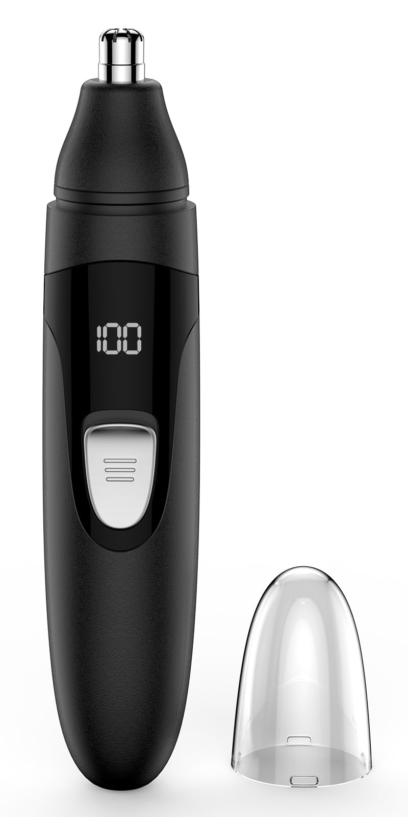 SHOBES Nose Hair Trimmer Painless Rechargeable Ear and Eyebrow Trimmer Professional with Edge Blades (Orange)