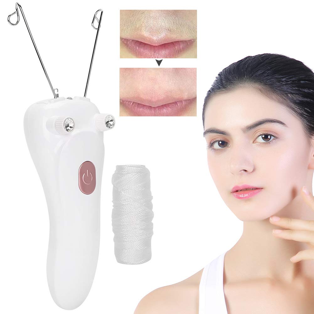 Ejoyous Electric Face Eyebrow Threading Epilator, USB Charging, Cotton Thread Depilation Machine, Women Girls Ladies