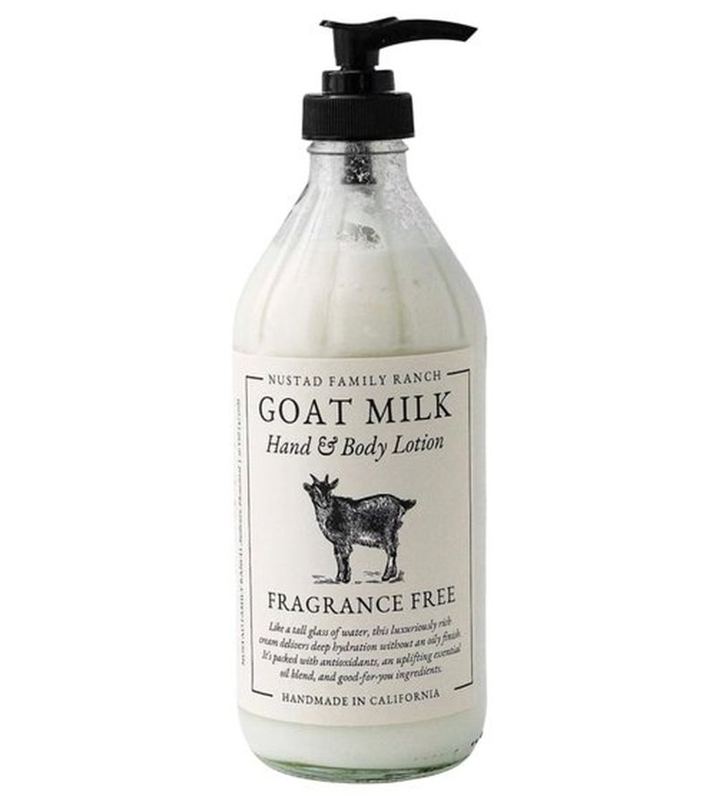 Goat Milk Body Lotion - Fragrance-Free Natural Moisturizer for Dry Sensitive Skin | 16oz Fast-Absorbing & Lightweight