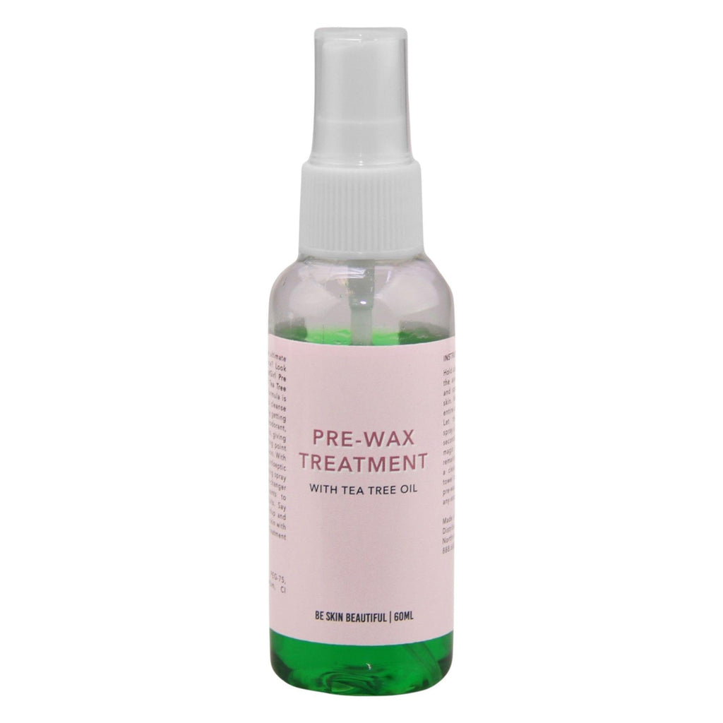 GladGirl Hair Removal Pre-Wax Skin Care Treatment | Clarifying Tea Tree Oil, Pro-Active Barrier Removal, Soothing & Calming | 60ml With Tea Tree Oil