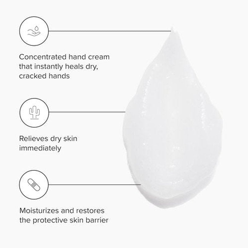 DRMTLGY Hand Cream for Dry Cracked Hands - Fragrance Free Hand Lotion For Dry Hands - Moisturizing Hand Repair Cream for Women and Men