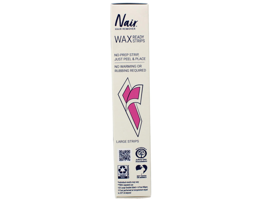 Nair Hair Remover Wax Ready- Strips 40 Count Legs/Body (6 Pack) by Nair