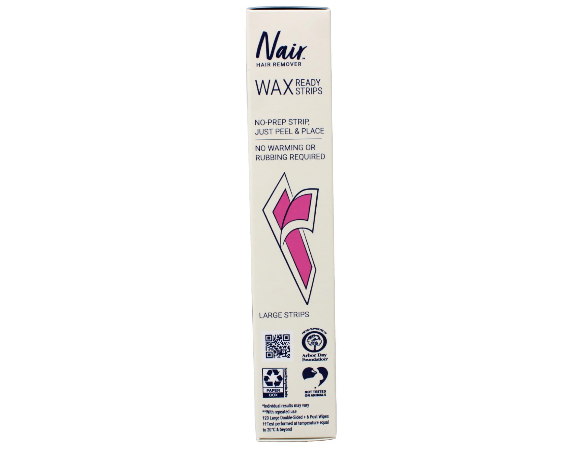 Nair Hair Remover Wax Ready- Strips 40 Count Legs/Body (6 Pack) by Nair