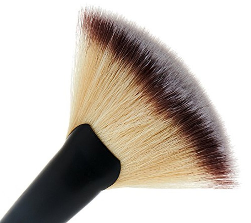 EVE PEARL Ultimate Face Compact | 204 Dual Fan Brush & Contour Palette for Medium to Deep Skin