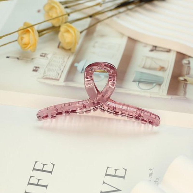 6pcs Large 4.7inch Acrylic Jelly Hair Claws for Women - Strong Hold Clips for Thick, Curly & Thin Hair, Wonderful Gift, Super Cute Colors