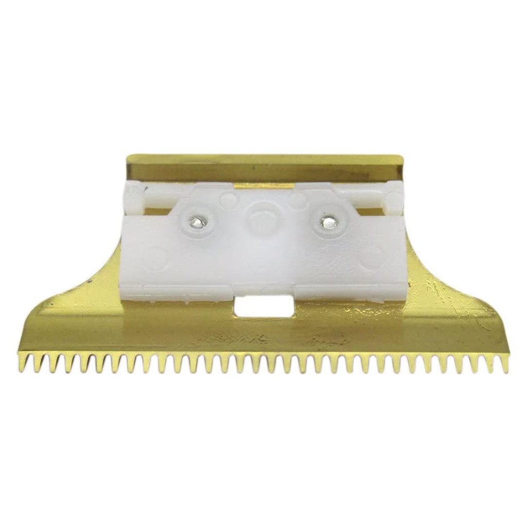 Adjustable 2 Hole Double Wide Trimmer Replacement Blade for Wahl Detailer #8290 5 Star Razor Edger #8051 G-Whiz #8986 Sterling Definitions #8085(Double Gold Blade)