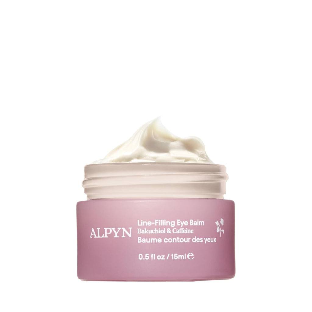 Alpyn Line-Filling Eye Balm - Bakuchiol & Caffeine Formula to Reduce Fine Lines | 0.5 oz / 14 ml