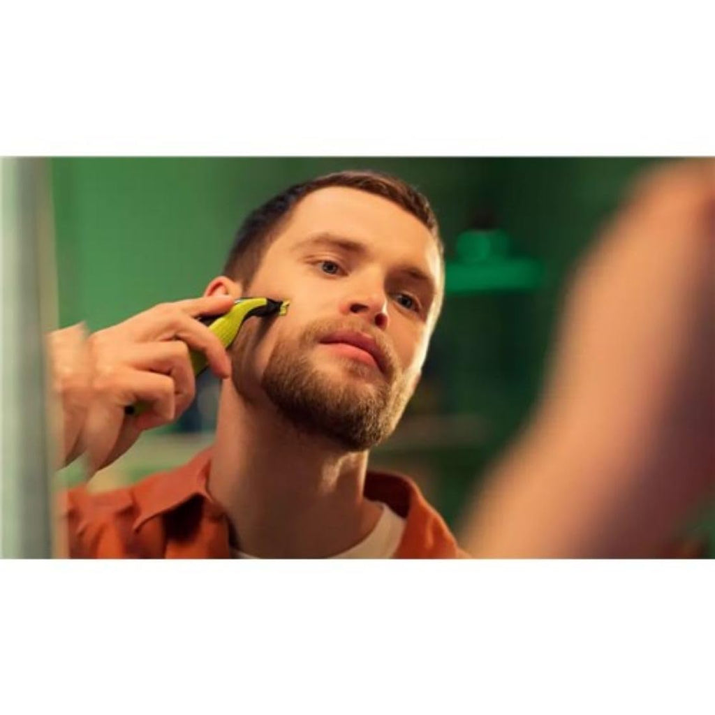Philips Norelco QP2724/70 OneBlade Electric Trimmer with Dual Protection System, 5-in-1 Adjustable Comb and Innovative 360 Blade