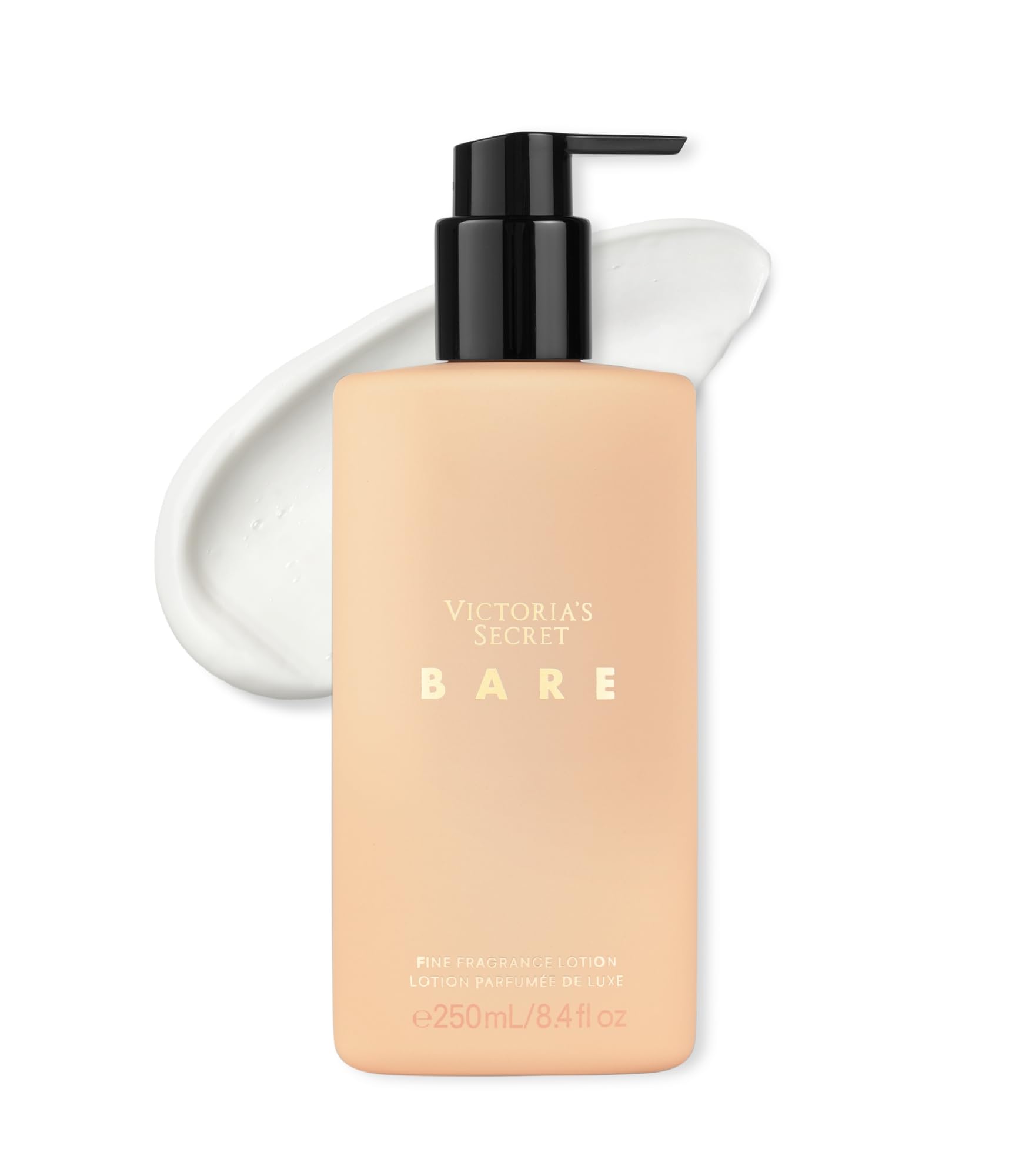 Victoria's Secret Bare Fragrance Body Lotion, Notes of Australian Sandalwood, Mandarin Madagascar & Egyptian Violet, (8.4 oz)