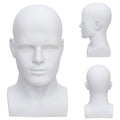 SK-QACD Mannequin Head Male Professional Cosmetology Manikin Head for Display Headset, Headphone, Game Console, Hats, Wigs Jewellery（L90-YB）