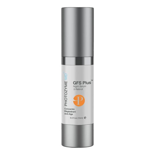Photozyme GFS Plus Night Serum with 0.5% Retinol – Anti-Aging Peptide Complex – Reduces Wrinkles, Dark Spots & Sun Damage – Brightens, Firms & Evens Skin Tone – 0.5 fl oz