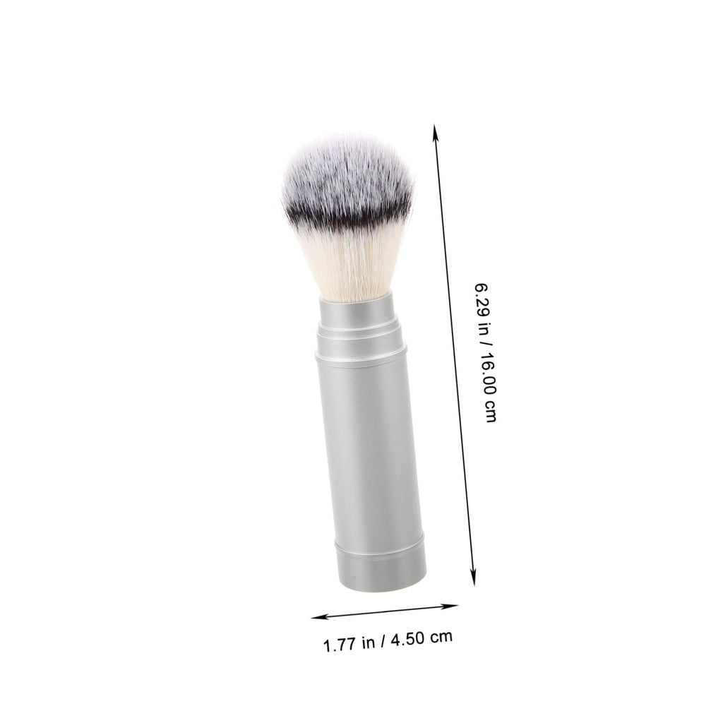BIUDECO Shaving Brush Mens Shaving Brush Travel Size for Beard Grooming Soft Nylon Bristles for Lathering Soap Portable Shave for Home Salon and Travel Use