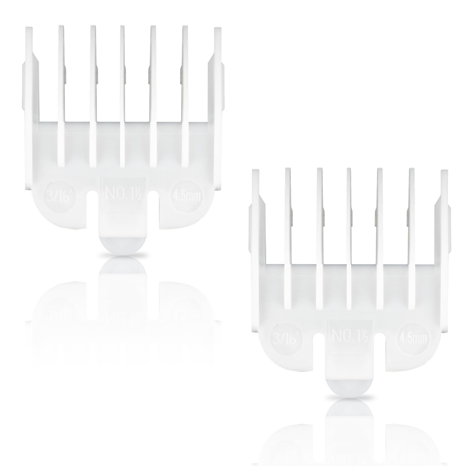 3/16" Replacement for Wahl Attachment Clipper Guide Replacement Guard 4.5 mm #1.5#1-1/2 （2 pack）