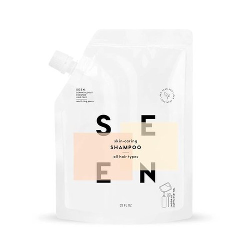 SEEN Shampoo Eco-Refill - Non-Comedogenic Formula for Sensitive, Eczema & Acne-Prone Skin | Scented