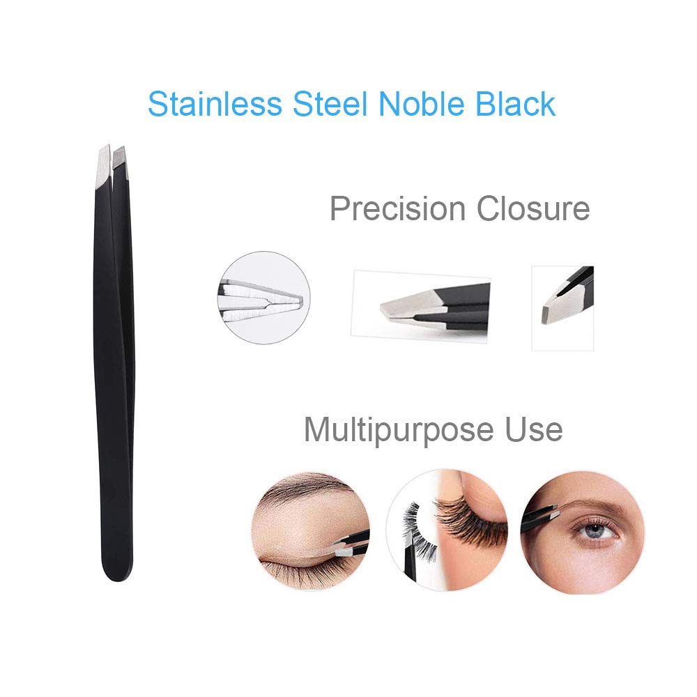 Eyebrow Razor, 5-in-1 Eyebrow Kit, Professional Eyebrow Grooming Set, Eyebrow Trimmer Set for Women and Men, Including Brow Razors Trimmer, Brush, Eyebrow Scissors, Slant Tweezers