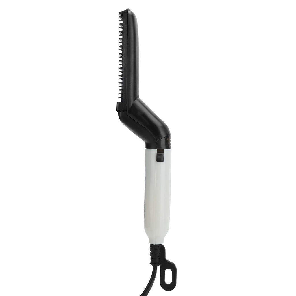 Semme Electric Hair Styling Comb Brush, Men MultiFunctional Electric Hair Comb Brush Fast Heating Hair Styling Beard Straightener Grooming for Home Travel (US Plug)