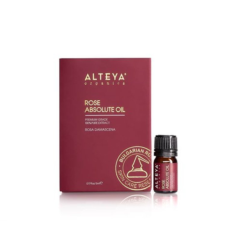 Alteya Organics Bulgarian Rose Absolute Oil - Pure Rosa Damascena Extract | 5ml