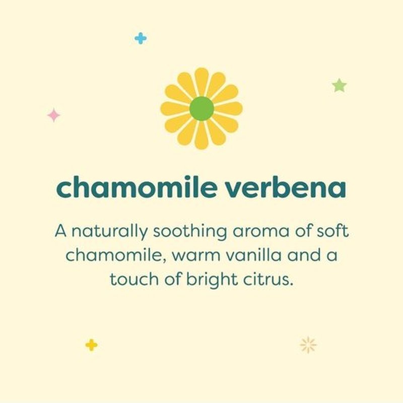 Babyganics Baby Shampoo & Body Wash - Chamomile Verbena, Gentle 16oz Pump Bottle