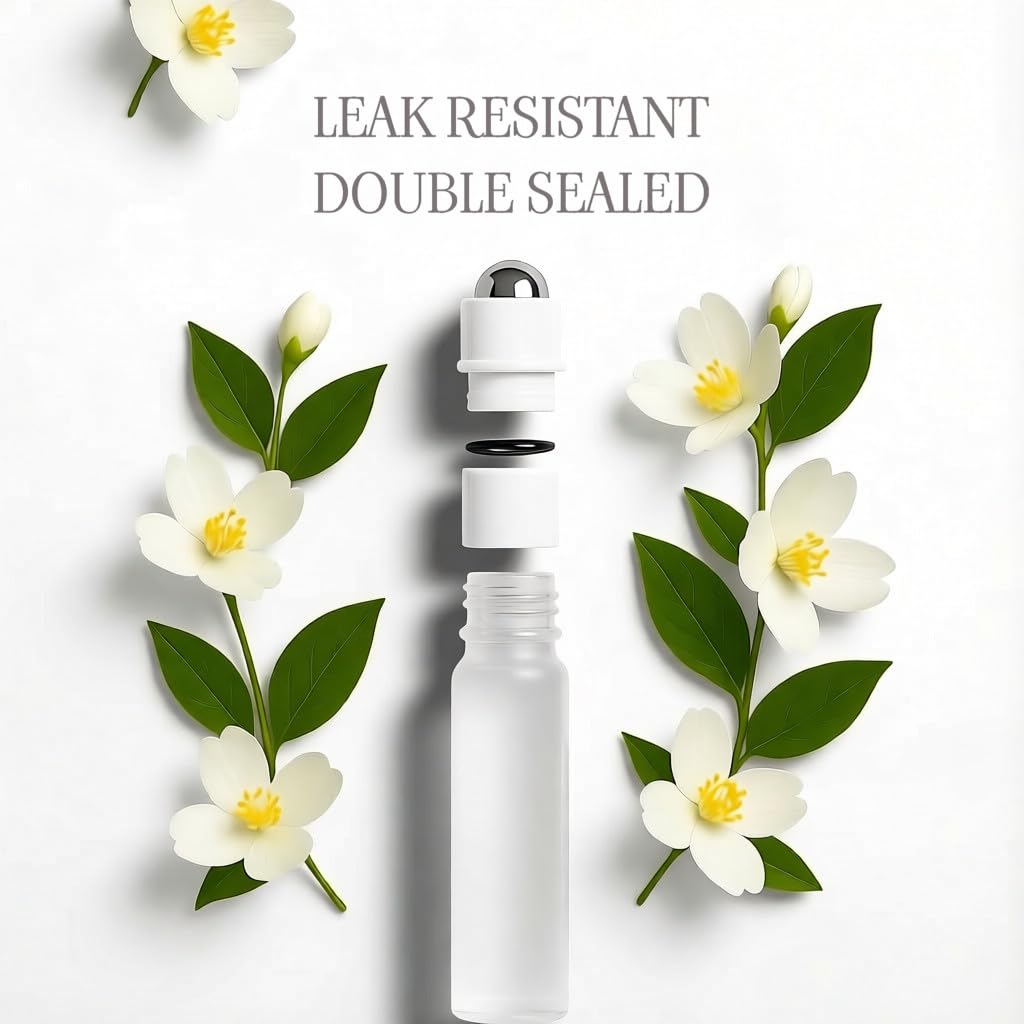 MINALIA Roll-On Perfume Oil – Alcohol-Free – 10 mL (Tunisian Jasmine)