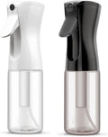 ELEMSY Spray Bottle for Hair - Continuous Mister (2 Pack, 6.8 OZ) | Ultra Fine Mist for Hairstyling & Cleaning