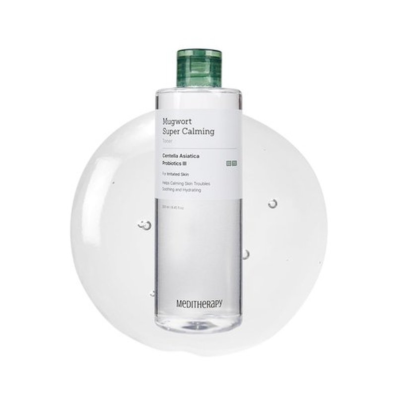 Mugwort Super Calming Toner - Korean Hydrating Toner for face, Purifying Mugwort Essence, Soothing, Calming, Refreshing Facial Toner for Oily, Dry, and Sensitive Skin, Daily Skin Care, 8.45 fl.oz