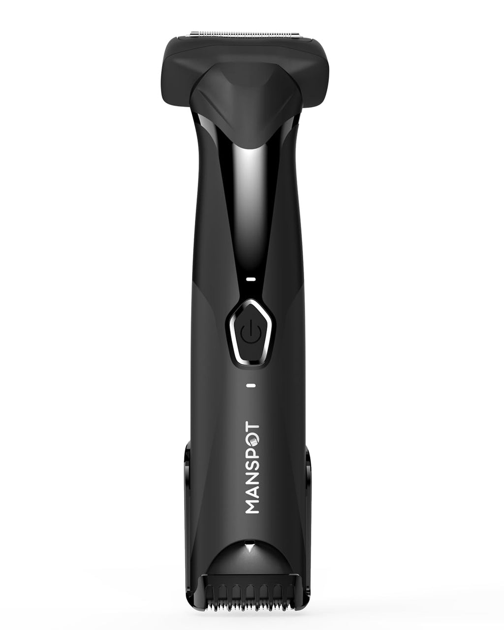 MANSPOT Manscape Body Trimmer for Men, Dual Head Foil Blades Ball & Groin Hair Trimmer, Waterproof Foil Shaver - Mens Grooming Tool for 90 Minutes Shaving per Charge