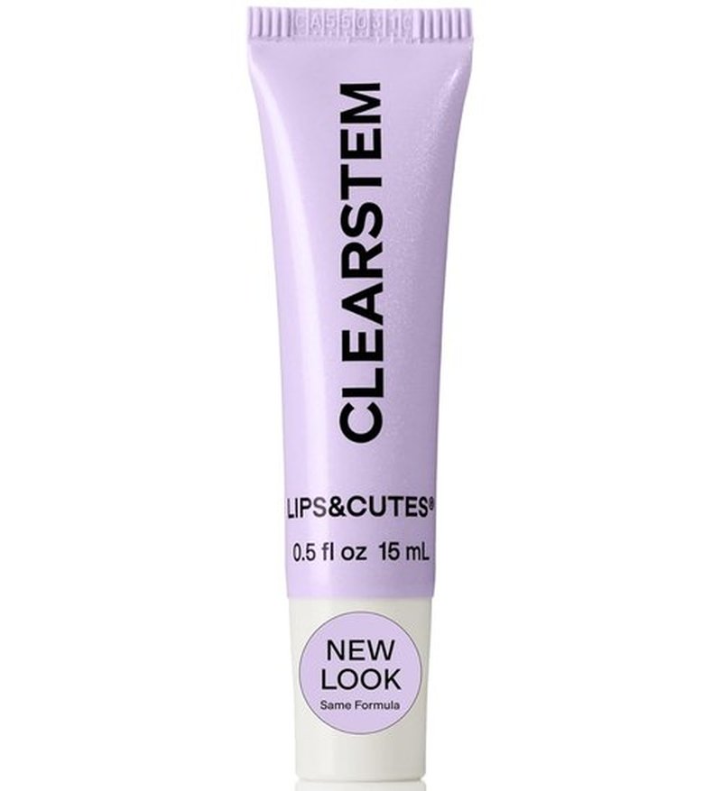 CLEARSTEM LIPS&CUTES Lip Balm & Cuticle Care - Hydrating Multi-Tasking Balm with Peptides & Vitamin E for Daily Nourishment
