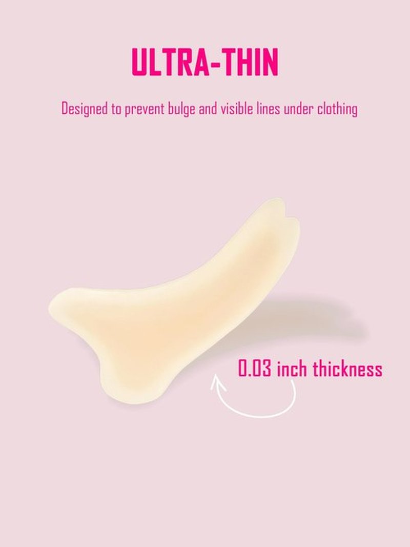 Puerfe Camel Toe Concealer，Seamless Camel Toe Hider, Reusable Anti Camel Toe Sprong Insert, No Camel Toe Underwear Guard-3 pack