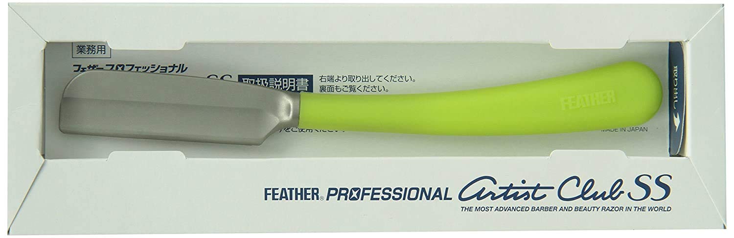 Feather Artist Club Lime SS Straight Razor