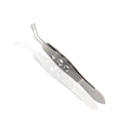 STELLMACHER Meibomian Gland Expressor Stainless Steel | Eyelid Massage Tweezers for Dry Eye Extraction | Chalazion Remover Eye Stye Treatment Cleaning Tool for Men & Women – Rectangle Tip