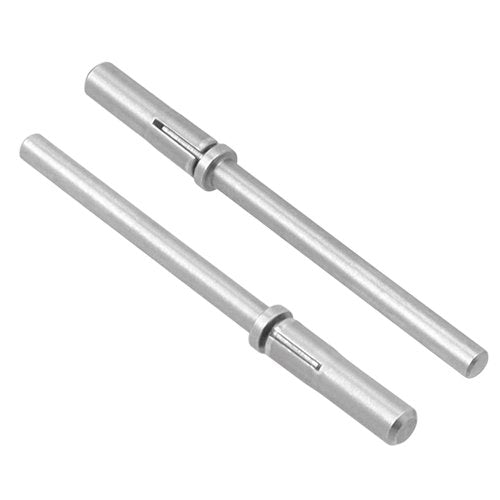 Mesee 2 Pieces Mandrel Bits for Small Nail Sanding Bands 3.1mm Mini Mandrel Nail Drill File Heads 2.35mm Shank Nails Mandrels Fit Electric Manicure Pedicures Tools