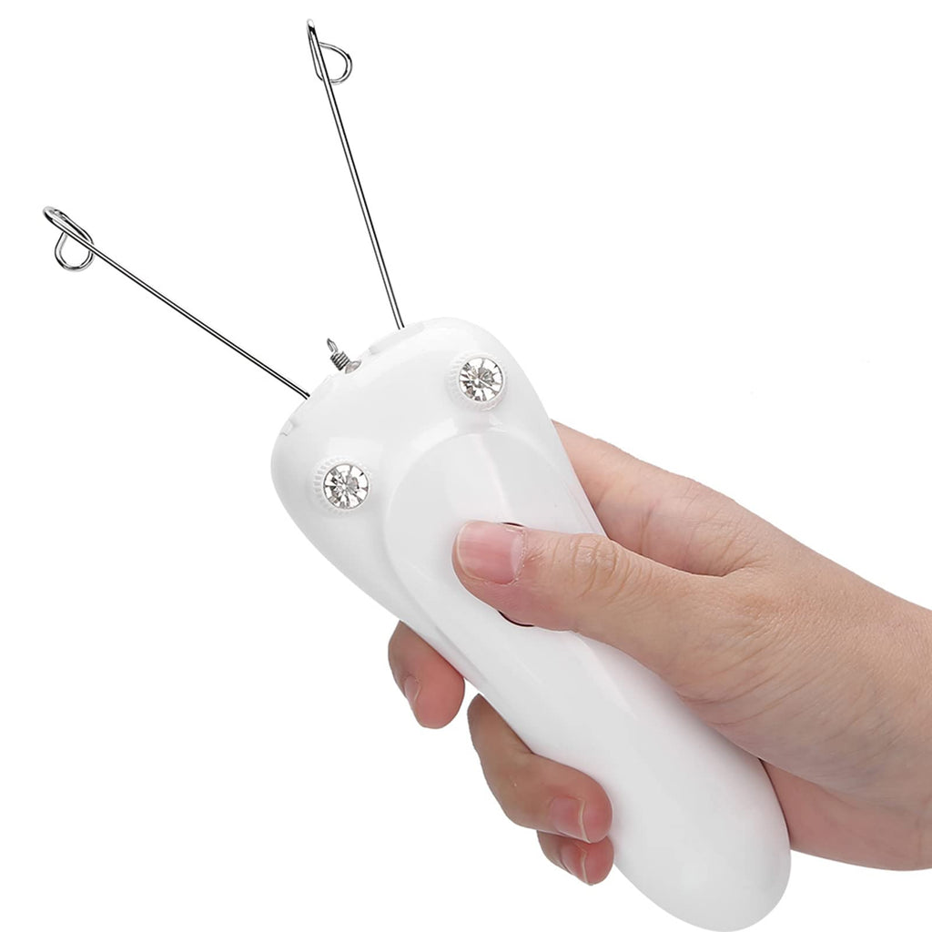 Threading Hair Removal, Hair Removal Device, Electric Threading Epilator USB Hair Remover for & Body Hair Removal with Cotton Thread Roll (Pinks)