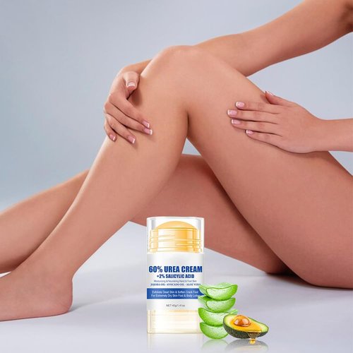 60% Urea Hydrating and Anti-Cracking Foot Cream, 2025 Upgraded Moisturising and Relieves Cracking and Dryness Foot Cream, Foot Lotion Heel Stick Repairs and Hydrates Dry and Cracked Feet and Hand (2)