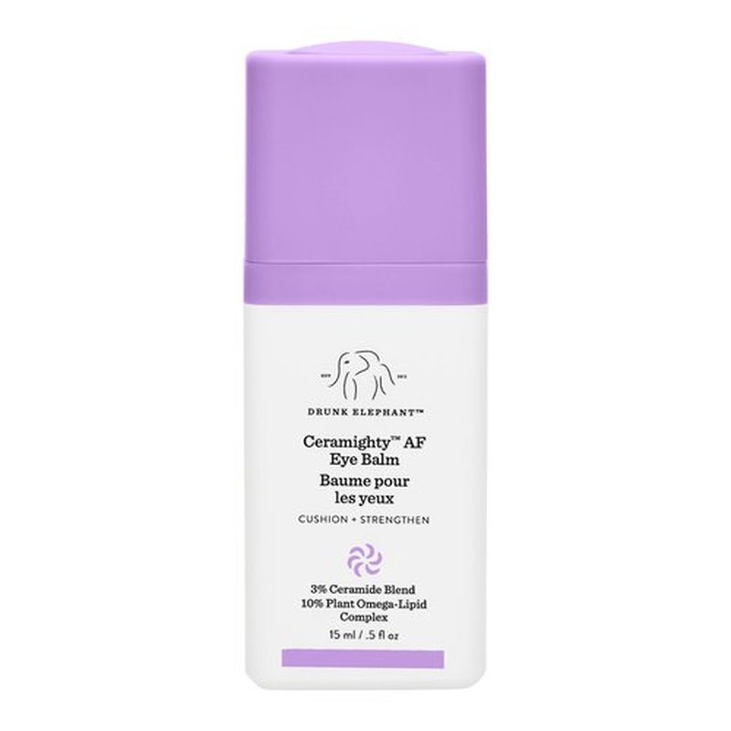 Drunk Elephant Ceramighty AF Eye Balm - 15 ml/.5 fl oz - Moisturizing Eye Cream - Clean Clinical Skincare - Cruelty-Free - Dermatologist-Tested - Free of Essential Oils, Silicones, and Fragrance