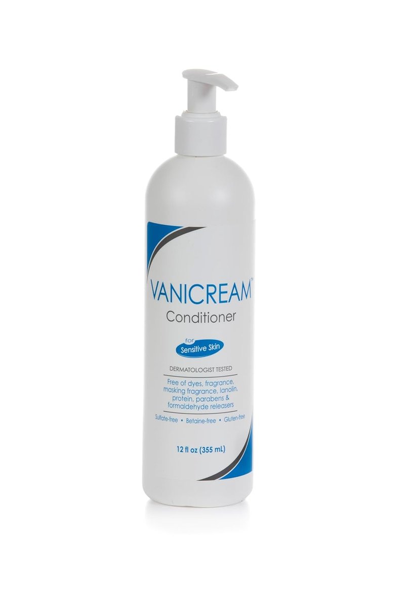 Vanicream Conditioner - pH Balanced Formula for All Hair Types & Sensitive Scalps | Fragrance-Free, 12 Fl Oz