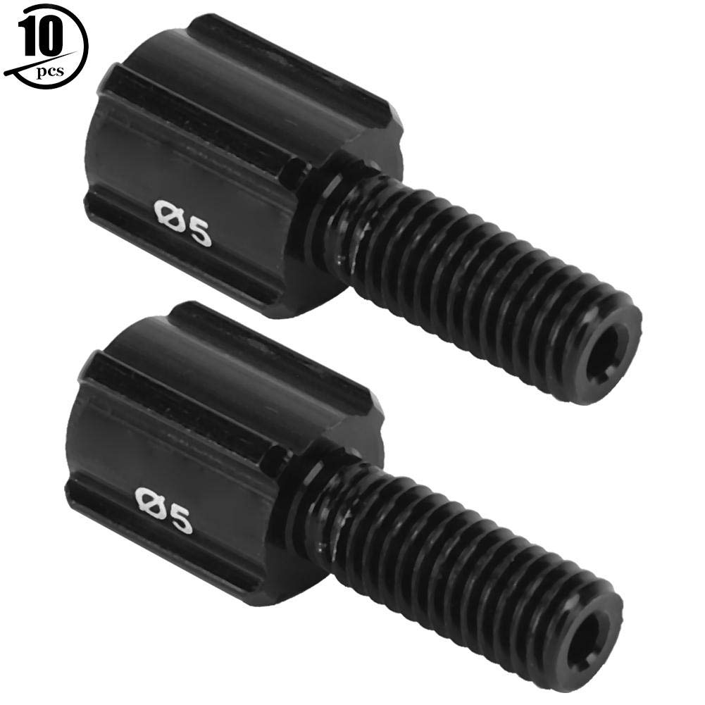 10PCS Cycles Brake Part Lever Rear Derailleur Brake Cable Line Thumb Shifter Screw Lever Adjusting Barrel(RC122-M5) Cable Adjuster