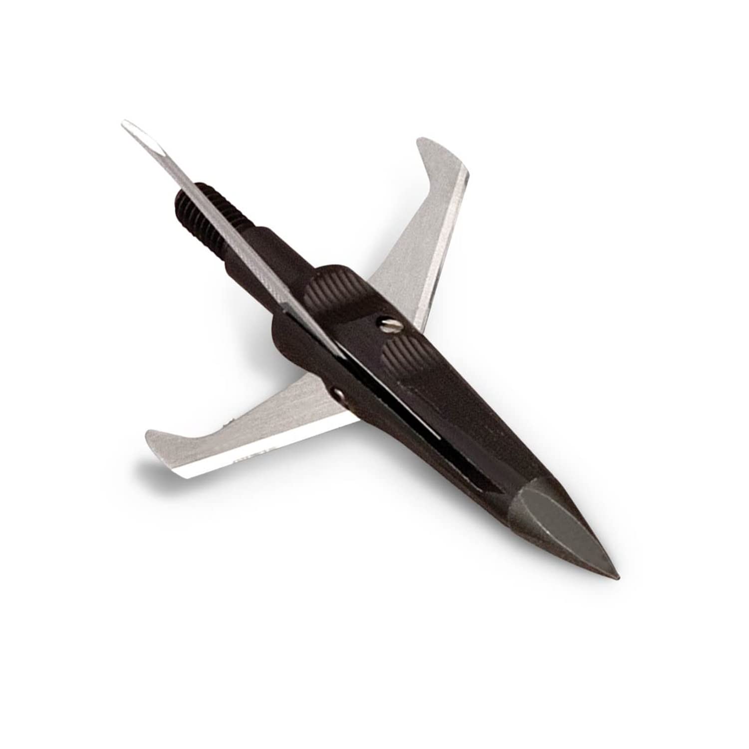 NEW Archery Products Spitfire 3-Blade Durable Precise Front-Deploying Archery Bowhunting Mechanical Broadhead, 125 Grain, 4 Pack