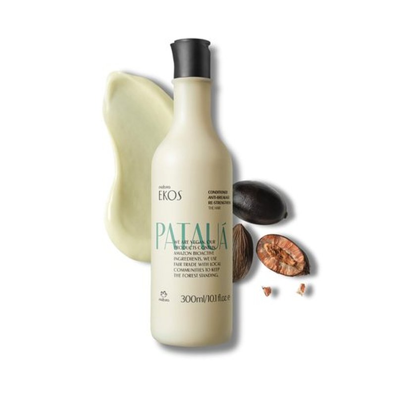 Natura - Ekos Patauá Hair Anti-Breakage Re-Strengthening Conditioner - Hair Loss - Fortify Roots & Strands - Vegan Hair Care - Brazilian Beauty Secrets - Personal & Self Care - 10.1 fl oz (300ml)