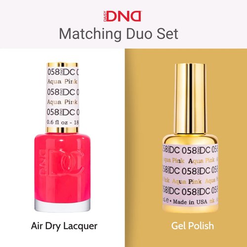 DND Gel Polish Set - Brown Collection | Chip-Free UV/LED Gel & Air Dry Nail Lacquer Duo, 0.5 Fl Oz Each