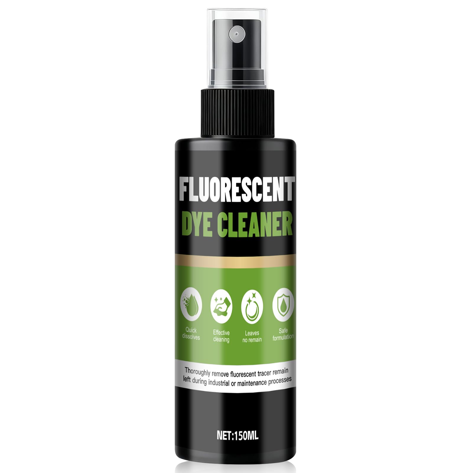 kuailaya Fluorescent Dye Cleaner, 5 OZ Dye Remover, Fast-Acting
