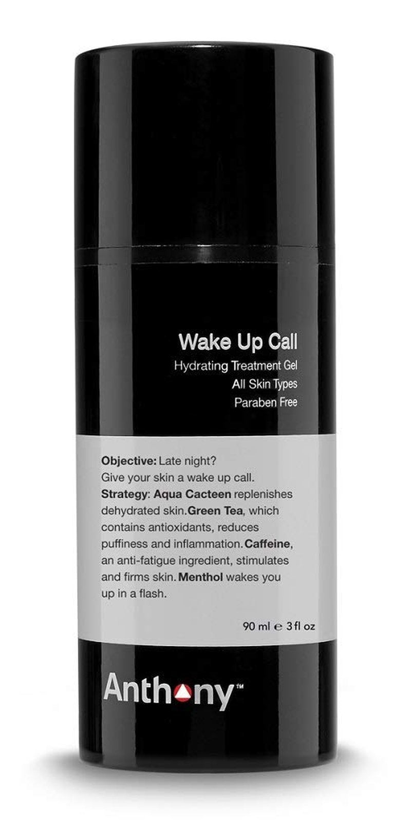 Anthony Wake Up Call Face Moisturizer - 3 Fl Oz Anti-Puffiness Refreshing Formula with Caffeine & Green Tea