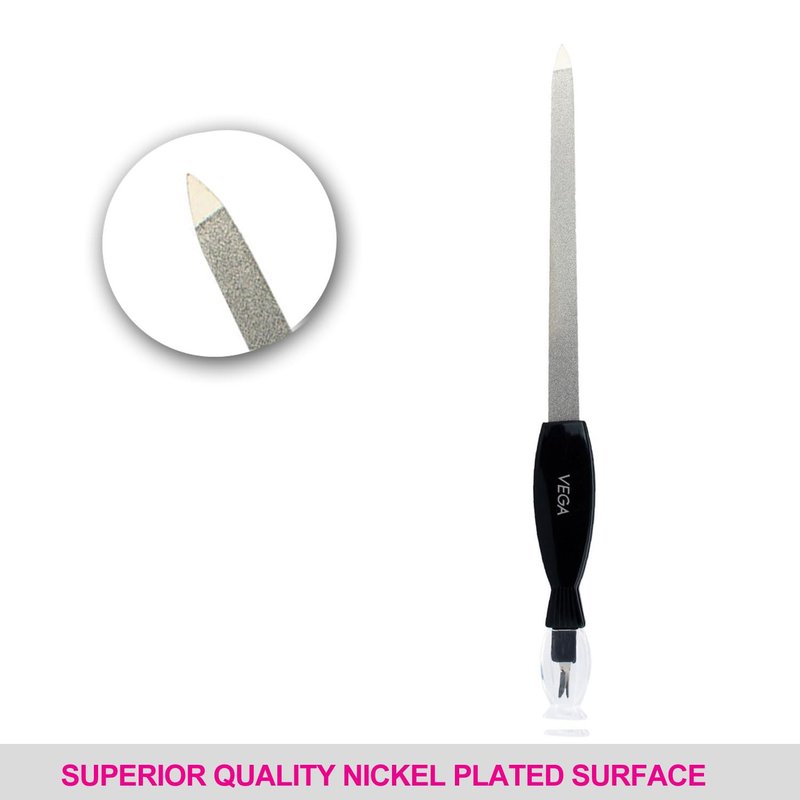 Vega Nail File with Cuticle Trimmer | NFT06