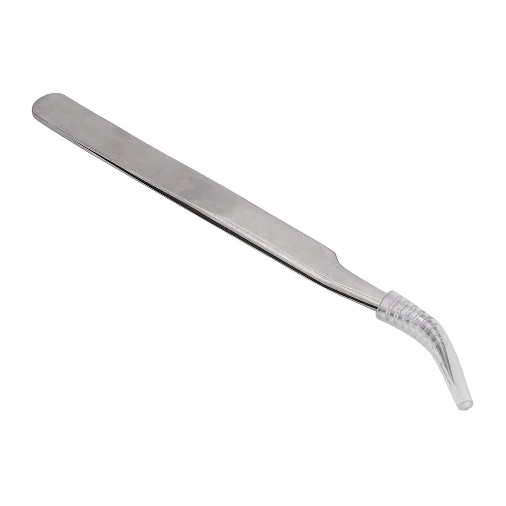 WNSC Non‑Slip Tweezers, Tweezers Reusable Tweezers Tip Cover Design Thickened Silicone Design for Eyelashes Grafting Tweezers