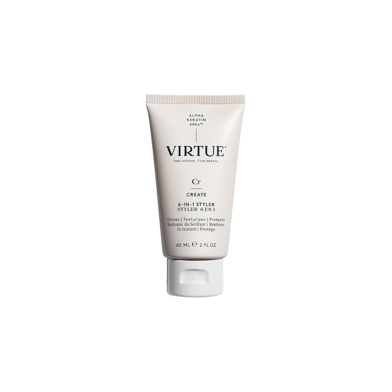 Virtue 6-in-1 Hair Styler | Heat Protection Styling Cream for All Hair Types, Color Safe