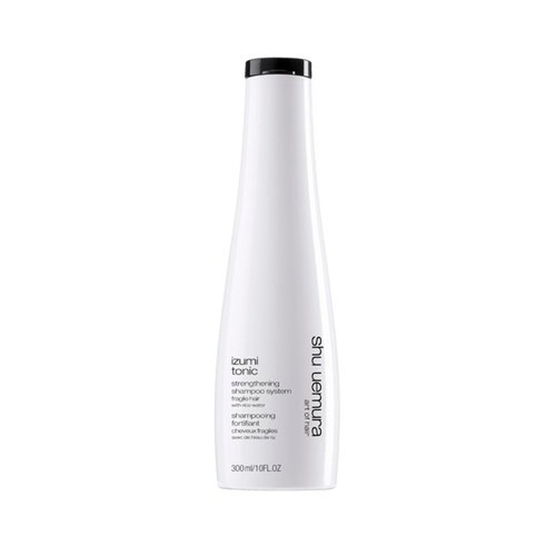 shu uemura art of hair Izumi Tonic Strengthening & Thickening Rice Water Shampoo - Hydrates and Repairs Damaged Hair, Smooths and Adds Shine, With Japanese Rice Water, 10 Fl Oz