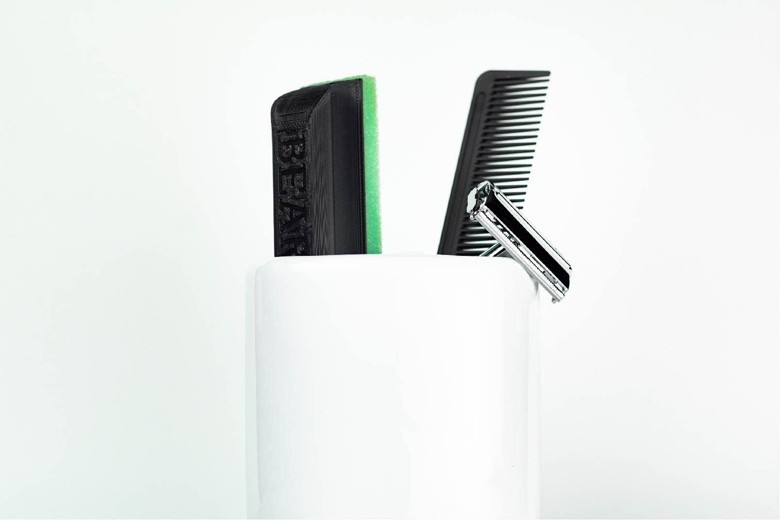 Mat's Beard Bar® - (V1.0) - Made in USA - Clean Up Beard Trimmings from Sinks and Countertops After Shaving - Best Gifts For Men