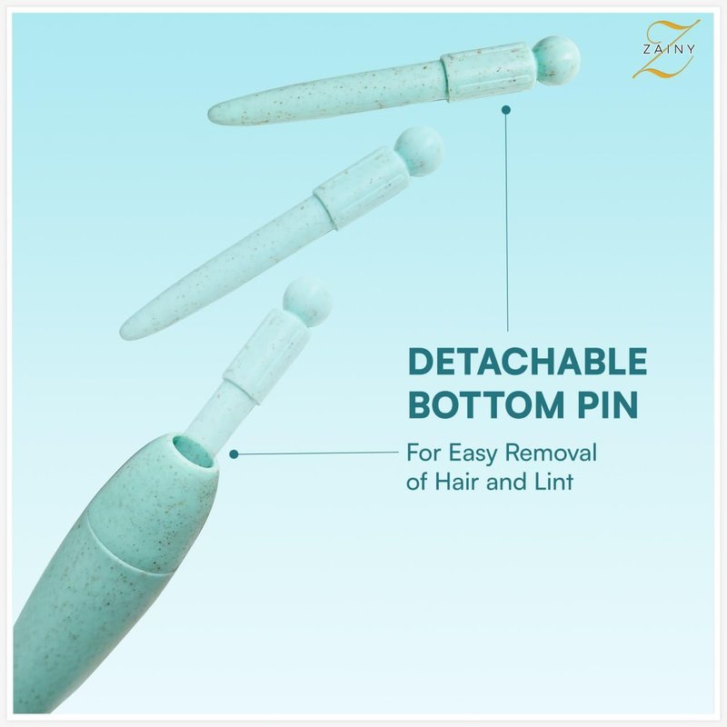 ZAINY Curl Defining Brush Set - 2PC Wide Tooth Comb & Detangler for Curly Hair | Ideal for All Ages