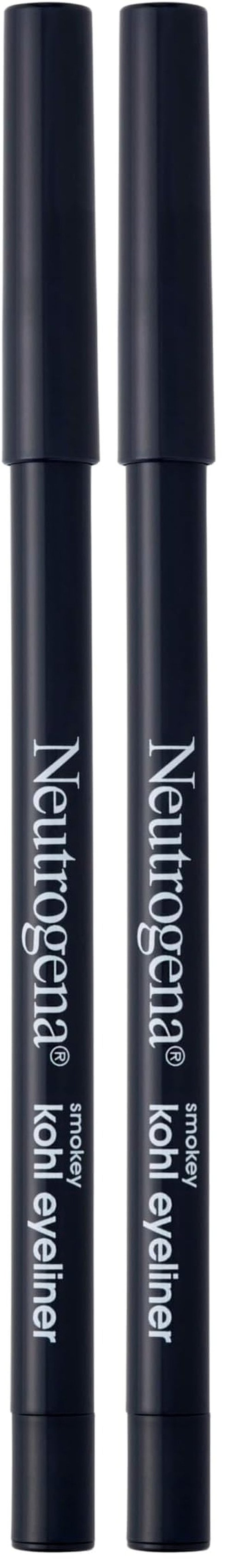 Neutrogena Smokey Kohl Eyeliner with Antioxidant Vitamin E, Water-Resistant & Smooth-Gliding Eyeliner Makeup, Smokey Gray, 0.014 oz (Pack of 2)