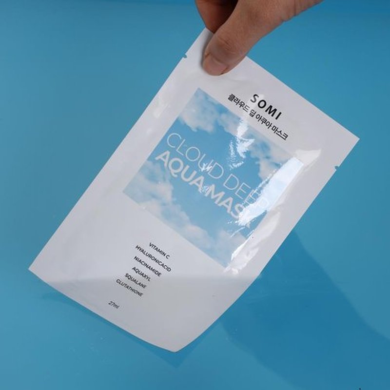 Cloud Deep Aqua Facial Mask - 10 Sheets | Korean Hydrating Face Sheet Mask for Daily Moisturizing