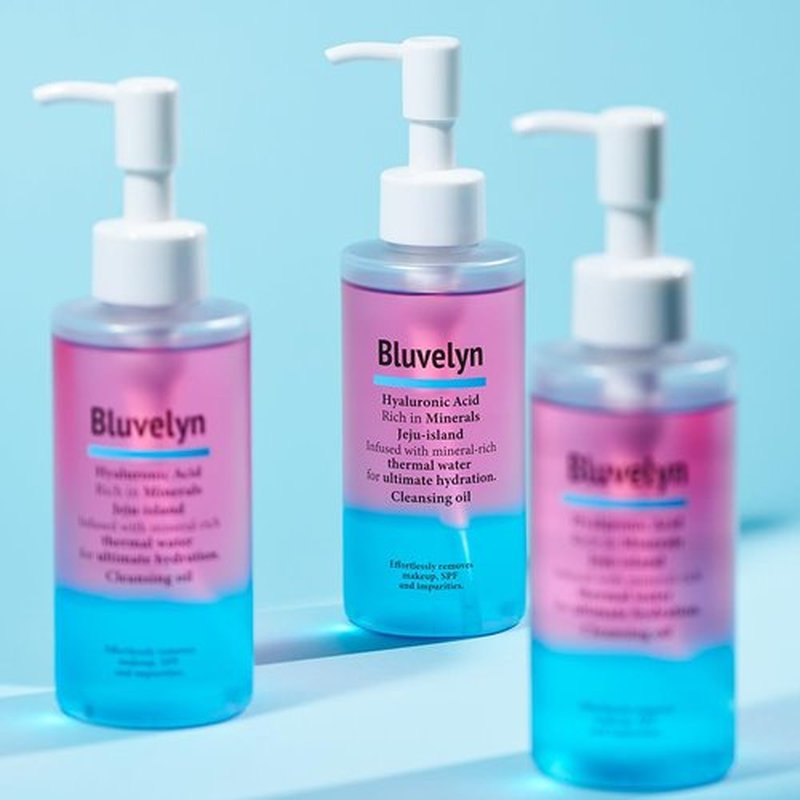 BLUVELYN Blackhead Melting Cleansing Oil – Dual-Phase Formula with Warming Effect – 10x Hyaluronic Acid & Jeju Spa Minerals – Melts Sebum & Waterproof Makeup – 5.07 fl oz